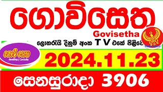 Govisetha 3906 20241123 Today nlb Lottery Result අද ගොවිසෙත දිනුම් ප්‍රතිඵල Lotherai dinum anka [upl. by Dewayne998]