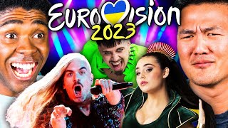 Adults React To Eurovision 2023 Top 10  React [upl. by Yrokcaz]