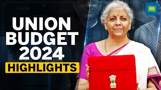 Budget 2024 Highlights Budget Boosts For Jobs StartUps But LTCG STT On FampO Spook Stocks [upl. by Irej]