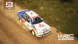 EA SPORTS WRC  GAMEPLAY MITSUBISHI GALANT VR4  REPLAY [upl. by Orth]