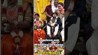 Napoleon Son Dhanoosh Wedding in Japan 💑 wedding nepoleon dhanush japan handicappedlifestyle [upl. by Gallager]