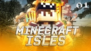 Minecraft Isles Ep 1  Shipwreck [upl. by Elocim]