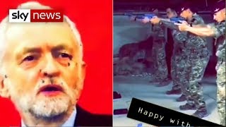 UK soldiers filmed shooting at Jeremy Corbyns face [upl. by Hollingsworth144]