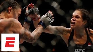 Brett Okamoto breaks down Raquel Penningtons corner decision to keep fighting in UFC 224  ESPN [upl. by Onitsirc473]