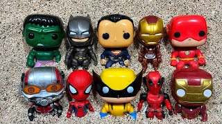 AVENGERS TOYS ASSAMBLESPIDERMAN 2DEADPOOL HULKWOLVARINE VS BLACK PANTHERIRONMAN 69 [upl. by Schalles425]