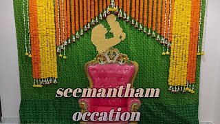 seemantham function decoration SKML AtoZ VLOGS  decoration 8886383612 [upl. by Noelle]