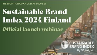 Sustainable Brand Index 2024 Finland [upl. by Judi]