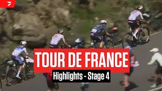 Tour de France 2024 Stage 4 Highlights [upl. by Kalfas222]