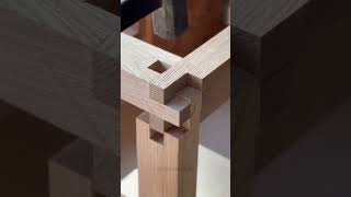 TRIK JOIN STRONG WOOD 😱‼️viralvideo woodworking diy [upl. by Einnahpets]