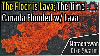 When Lava Flooded East Canada The Matachewan Dike Swarm [upl. by Elyc]