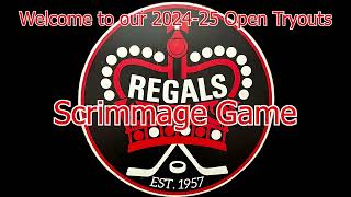 Regals 202425 Open Tryouts Scrimmage Game Highlights [upl. by Yeoz]