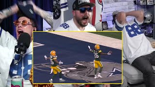 Cowboys Fans React to embarrassing Wild Card Loss vs Green Bay Packers [upl. by Ozen]