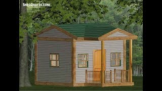 8x10 Playhouse Shed Plans Blueprints For Creating A Fun Shed For Kids [upl. by Eustazio673]