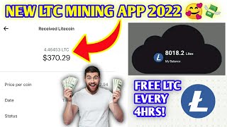 🔥FREE LTC EVERY 4 HOURS  Best LTC Mining App 2022  Litex App Review Legit✌ [upl. by Namharludba909]