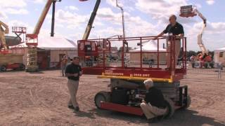 Product Review MEC Crossover 2659ERT Scissor Lift [upl. by Notyrb]