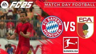 Epic Bundesliga Showdown Bayern Munich vs Augsburg in EA FC 25 ⚡⚽ [upl. by Kitchen54]