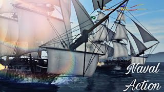 Trincomalee vs Frigate Cherubim  Naval Action [upl. by Naujak]