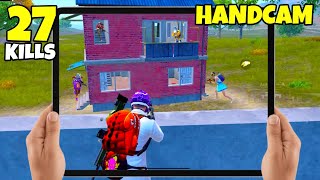 HANDCAM 2021 WITH MOST INTENSE MATCH EVER IN PUBG MOBILE [upl. by Socher]