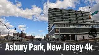 Driving in historic city by the sea  Asbury Park New Jersey 🇺🇸 4k [upl. by Silsby]