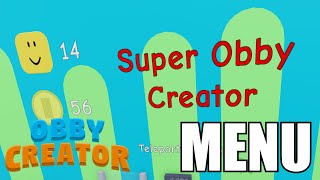 How to Make a Menu in Obby Creator [upl. by Humo]