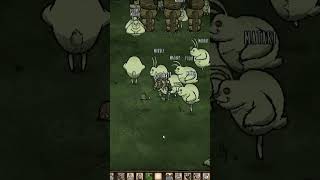 Use os coelhos para fazer sua Farm no Dont Starve Together shorts [upl. by Marius659]