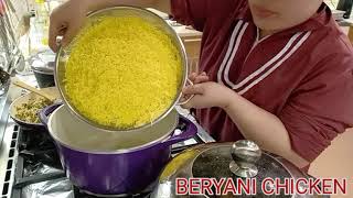 HOW TO MAKE BERYANI CHICKEN  ARABIC FOOD simple recipes [upl. by Ahsac]