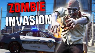 ZOMBIES INVADE THE SERVER  GTA RP [upl. by Sikras]