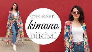 ÇOK BASİT KİMONO DİKİMİ  Damla Toral [upl. by Aissac]