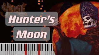 Ghost  Hunters Moon Piano Cover and Piano Tutorial [upl. by Arde905]