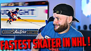 SOCCER FAN Reacts to NHL ALL STARS  FASTEST SKATER  Connor McDavid Dethroned [upl. by Elysia]