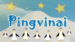 🎄Kalėdinės dainos vaikamas🎄 Dainos apie žiemą 🐧Pingvinai🐧  Me2čiukai [upl. by Esina]