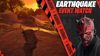 FORTNITE  EARTHQUAKES  Live Event Watch  Everything You Need To Know  All Earthquake Locations [upl. by Judus]