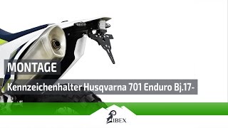 ZIEGER ® Kennzeichenhalter kompatibel mit Husqvarna 701 Enduro  Montageanleitung  Tutorial [upl. by Beetner451]