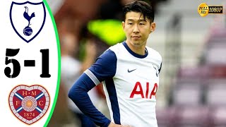 Tottenham vs Hearts 51 Highlights amp All Goals  Club Friendlies 2024 HD [upl. by Nike]