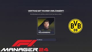 F1 Manager 2024 Part 9 Hülkenberg´s neuer 5 Jahresvertrag [upl. by Rhonda]