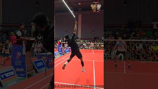 Footwork of the champ from Kerala💥🤯🤯badminton badmintonsingles shorts [upl. by Anomar334]