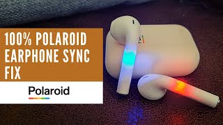 Polariod TW Earphone Fix Solution Sep 2020 Final [upl. by Orsay770]