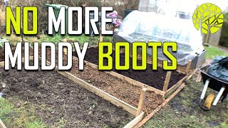 🥕 🥔 🍅 No More Muddy Boots  UK Allotment Vlog [upl. by Leizahaj]