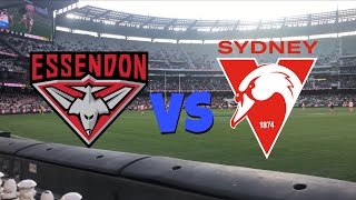 Essendon vs Sydney 2022 Final Siren [upl. by Acirne]