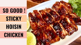 EASY amp TASTY Sticky Hoisin Chicken Thighs Pan Fry 💕  Aunty Mary Cooks ❤️ [upl. by Cathleen564]