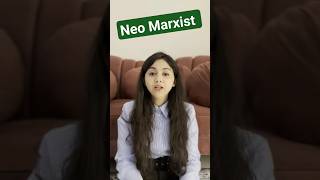 Neo Marxist  Neo Marxist Theory  Neerja Mamenglishliterature ugcnet neomarxist theory shorts [upl. by Ylrehc]