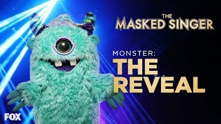 The Monster Is Revealed  Season 1 Ep 10  THE MASKED SINGER [upl. by Nesnar]