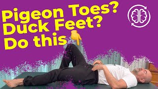 Got Pigeon Toes or Duck Feet Do this [upl. by Ardiedak18]