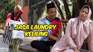 JASA LAUNDRY KELILING  POLISI MOTRET  PAK BHABIN pakbhabinterbaru [upl. by Teodoro]