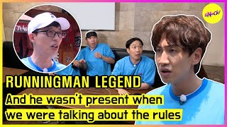 RUNNINGMAN And he wasnt present when we were talking about the rules ENGSUB [upl. by Ninos]