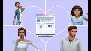 Sims 4 scenario parenting predicaments pt1 [upl. by Bently]