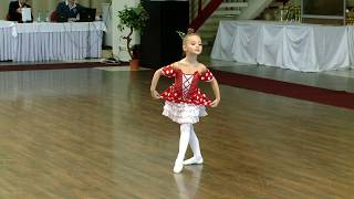 Anastasia 6 years Khachaturian  Variation from Chipollino Ballet [upl. by Ahsemed]