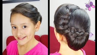 Elegant Side Chignon  Prom Hairstyles  Hairstyles for Short Hair [upl. by Noyad599]