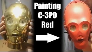 Painting C3PO Red [upl. by Haleemak]