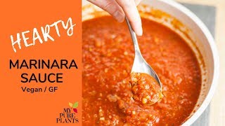 Hearty Marinara Sauce incl 15 creative recipe links [upl. by Dulcy]